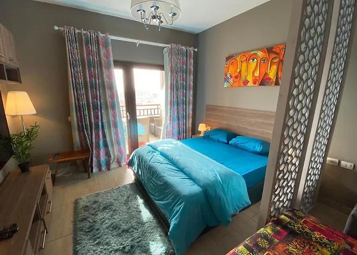 Stylish Pool View In Al Dau Heights Apartment Hurghada